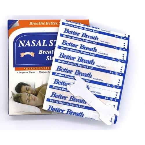 300pcs=10box(55x16mm)Anti-Snoring Nasal Strips Stop Snoring Easier Better Breathe Right Way Stop Snoring Health care Sleep