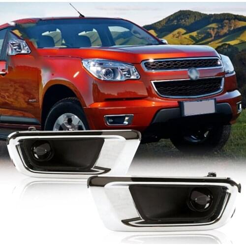 JanDeNing Car Front Bumper Fog/Driving Lights Fog Lamp +Switch+Harness For Chevrolet Colorado 2012-2014