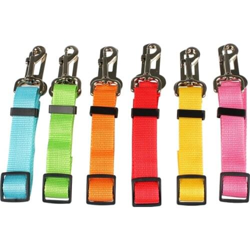 Safe Seat Belt for Dogs Puppies in Car adjustable Seatbelt Harness Lead Clip Pet Dog Supplies Accessories Safety Pet Products