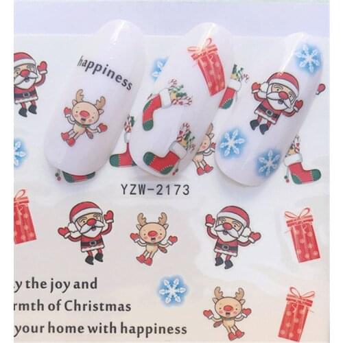 Christmas Stickers Water Stickers For Nails Christmas Nail Art Stickers For Nails Nail Foil Foil For Manicure
