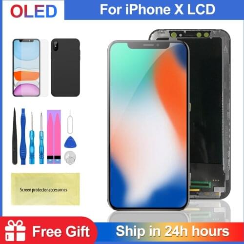 High Quality OLED For iPhone X With 3D Touch Screen LCD Display Replacement For iPhone X LCD No Dead Pixe Free Shipping