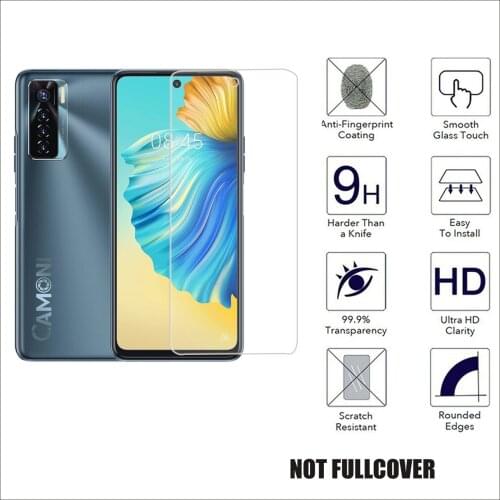 Tempered Glass For Tecno Camon 17 Pro 9H Premium 2.5D Curved Edge Screen Protector Film Cover On Tecno Camon 16 Pro 16 S Guard