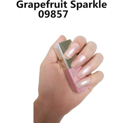 09857 Grapefruit Sparkle gel polish UV gloss sealer soak enhanced 7.3ml long lasting manicure art nail gel Lak varnish primer