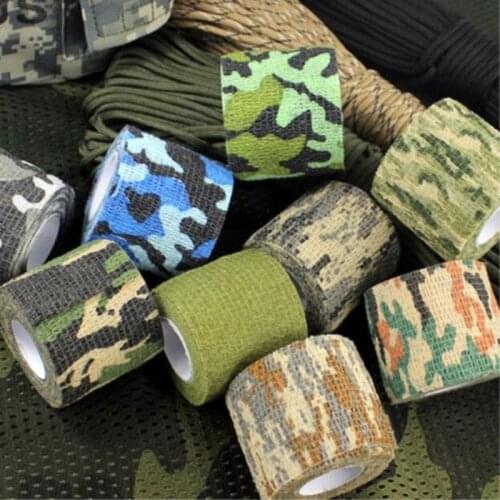 1 Roll Self Adhesive Elastic Bandage 4.5m Colorful Sports Wrap Tape for Finger Joint Knee First Aid Kit Tape