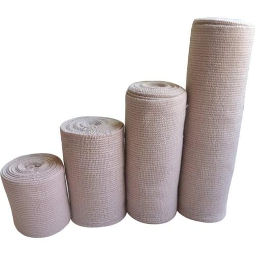 4Pieces Skin Color High Elastic Rubber Bandage First Aid Rescue For Emergency Staff Home Family Rescue