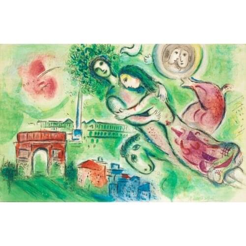 Abstract watercolor figures women man landscape oil painting canvas printings printed on canvas wall art decoration picture