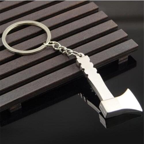 Wrench Keychain Keyfob Tools Useful Car Keychain Spanner Keychains Glossy Double Hammer Car Tools High Quality