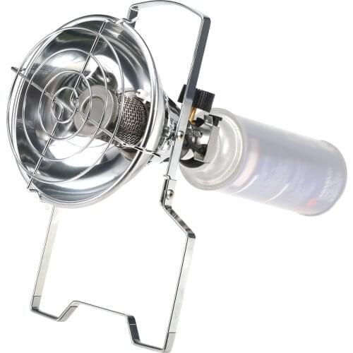 1000W Outdoor Piezo Ignition Gas Heater Warmer Heating Stove for Long Gas Tank Camping Stove