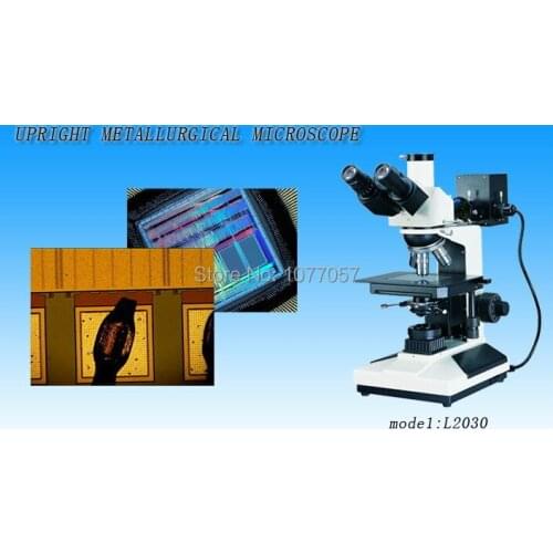 Hot Sale Made in China 50X-600X Trinocular Upright Metallurgical Microscope MM-L2030A