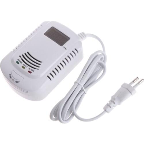 Coalgas Natural Gas Methane Propane Leak Detector Tester Measurer Home Security EU Plug U4LB