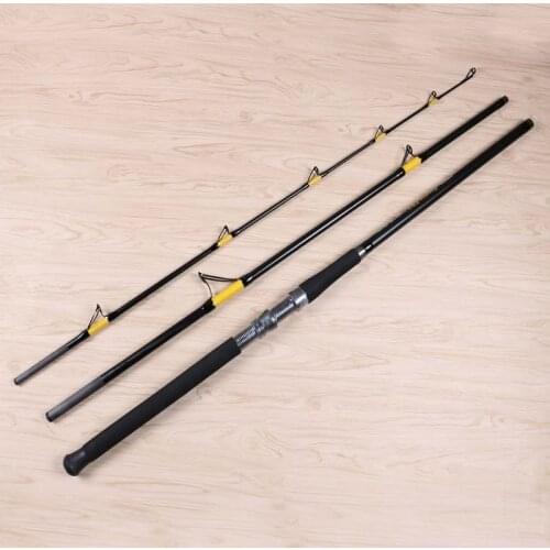 Carbon Anchor Fishing Rod 3M/3.2M/3.3M Super Hard Boat Rod Iron Plate Rod 2 or 3 sections 150-400g Surf Casting Rod