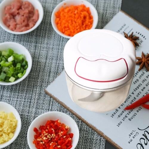 Mini garlic chopper slash machine