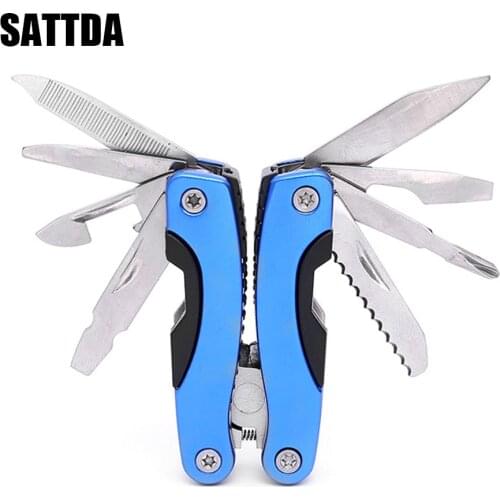 Multifunctional folding pliers folding knife combination tool multi-tool manual tools screwdriver bottle opener