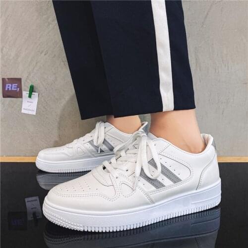 Men Platform Shoes Fashion Sneakers Brand Mens Casual Shoes High Quality PU Solid Color New Breathable Women Shoes