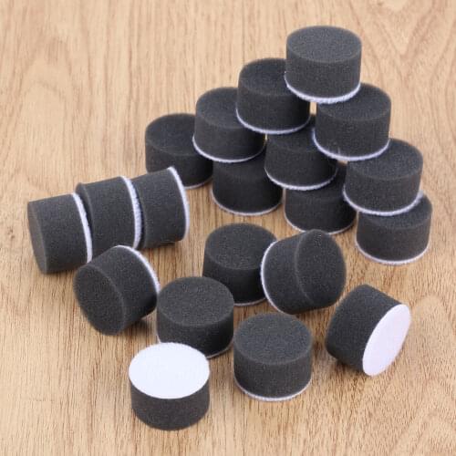 20Pcs 1inch Car Polisher Wax Buffer Polishing Pad 25mm Sponge Buffing Polishing Pad Kit For Dremel Electric Grinder Rotary Tool