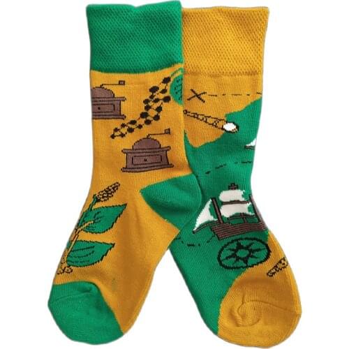 New Popular AB Model Socks for Boys and Girls Outdoor Sports Children Thick Cotton Socks Fashion Autumn Winter Long Tube