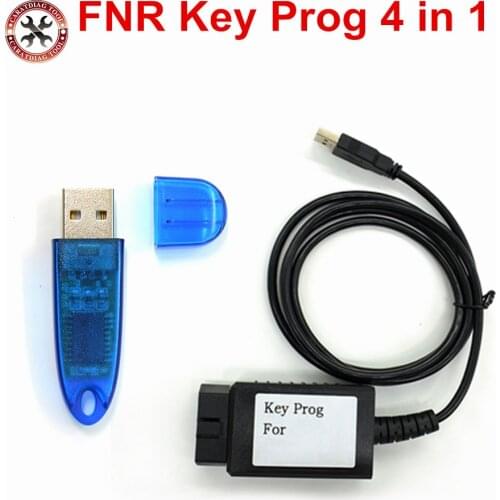 Newest Key Programmer FNR 4 IN 1 USB Dongle Vehicle Programming For F-ord/Re-nault/Nis-san FNR Key Prog 4-IN-1 By Blank Key