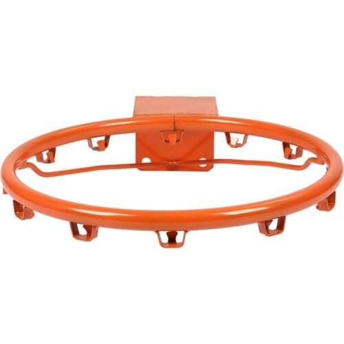 Basketball Rim Net Indoor Outdoor Hanging Basketball Goal with All Weather Net Wall Mounted Basketball Hoop 14Inch