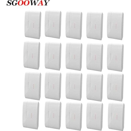 Sgooway Alarm Wireless magnetic contact door sensor Window magnetic contact door detector 433MHZ for alarm system