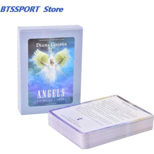 1pcs Hot Sale Angels of Light Cards Oracle Tarot Cards Divination Destiny Card For Patry Board Game
