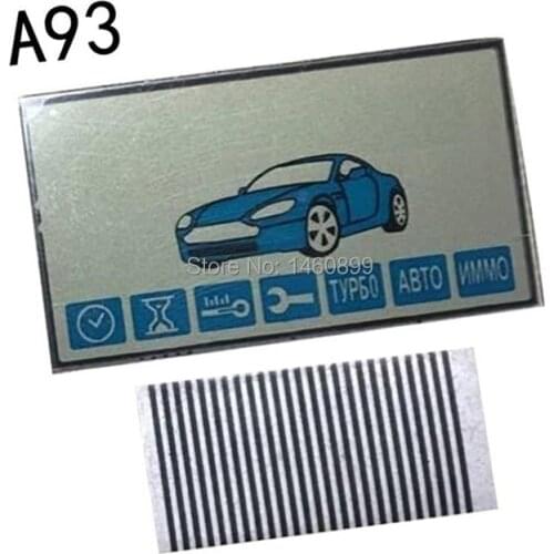 50 PCS/lot A93 LCD display zebra paper for 50PCS/lot Keychain Starline A93 lcd remote control Key A93 display with Zebra Stripes