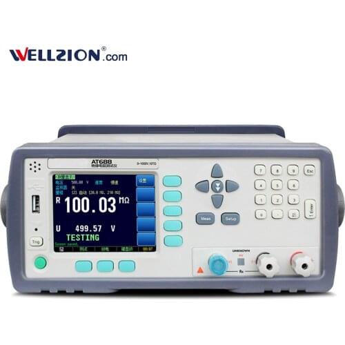 AT688,100k ohm to 10T ohm Leakage Current and Insulation Resistance Meter