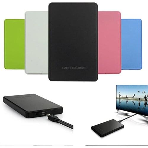 2.5 Inch HDD Case SATA To USB2.0 Adapter Hard Drive Enclosure For HD External