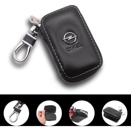 Genuine Leather Key Wallet Car Key Bag Multi Function Key Case Fashion Key Holders For Opel Astra H Insignia Mokka Zafira Corsa