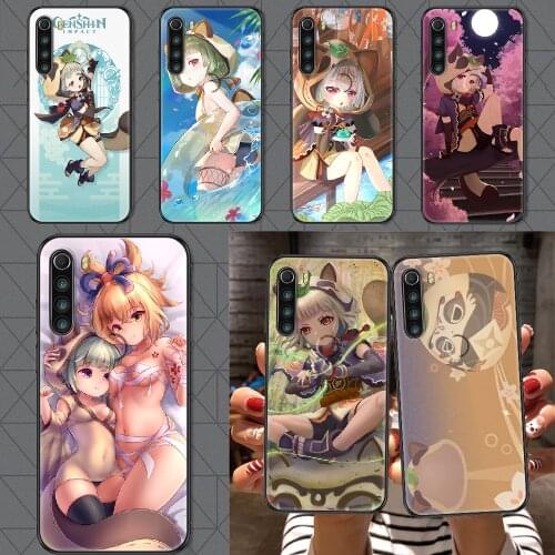 Genshin Impact Sayu Yoimiya Phone case For Xiaomi Redmi Note 7 7A 8 8T 9 9A 9S 10 K30 Pro Ultra black fashion hoesjes pretty