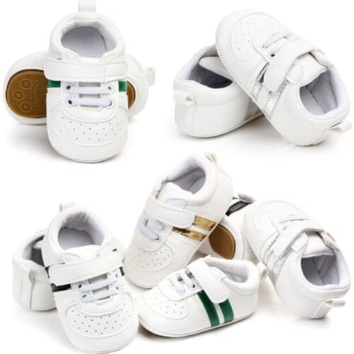 New Baby Sport Shoes Newborn Boys Girls Shoes First Walkers Infant PU Shoes Sneakers