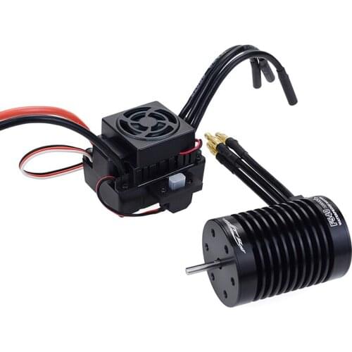 F540-V2 4370KV Brushless Sensorless Waterproof Motor 3.175mm+60A ESC For 1/10 RC Drift Racing Off-road Car Truck