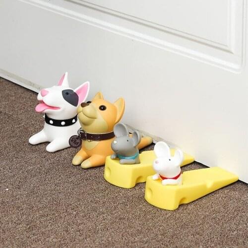 Creative Cartoon Silicone Door Stopper Anti-pinch hand Door Catcher Block Home Office Children Security Door Card Baby Protect