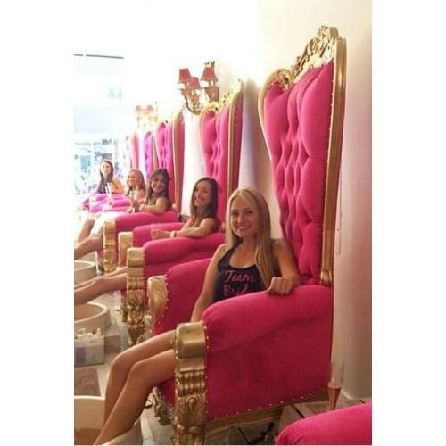 Doshower wholesale beauty queen chair of nail salon equipment