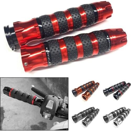 Motorcycle grips hand rubber pedal biker scooter handlebar grips modified handlebar throttle turn Grip Settle Handle Grips