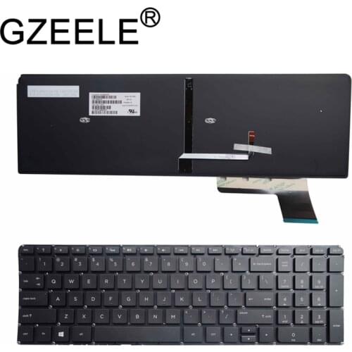 GZEELE new English Keyboard for HP Envy Touchsmart M6-K series Keyboard PK130UM2D00 V140902DS1 M6-K015DX 725450-001 laptop BLACK