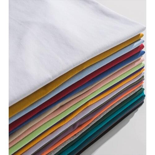 2021 summer new pure cotton short-sleeved t-shirt with all colors comfortable leisure trend has large size s-3xl