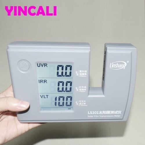 Newly Solar Film Transmission Meter LS101 Self-calibration and auto-calibration, NO need any manual adjustments Resolution 0.1