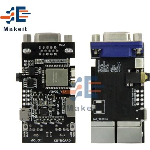 VGA32 V1.4 Controller PS/2 Mouse and Keyboard Controller Graphics Library Game Engine and ANSI / VT Terminal Module for ESP32