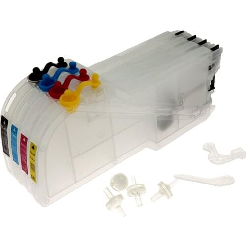 Long Refillable Ink Cartridge LC11 LC16 LC38 LC61 LC65 LC980 LC990 For Brother MFC-490CW MFC-490CN MFC-670CD MFC-670CDW