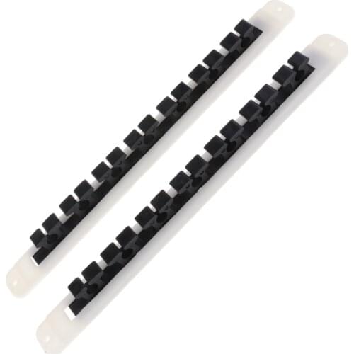 2 Pieces Fishing Rod Holder for Lightweight Wall Fixing 7 Black Rod Holder