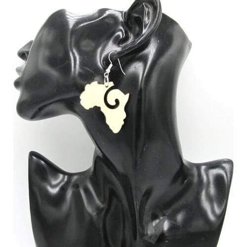 4cm Unfinished africa Wood Earrings
