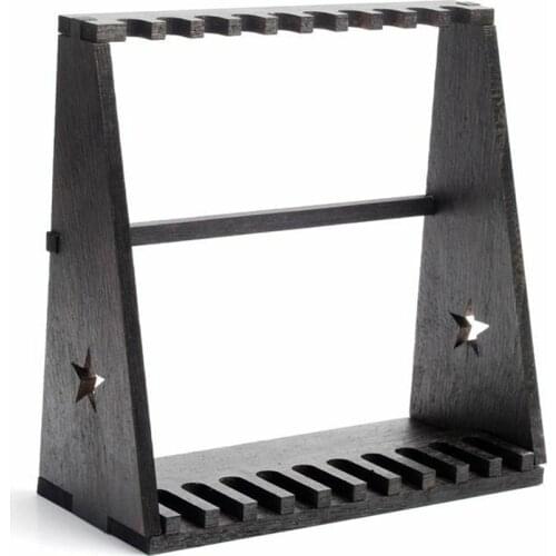 1/6 scale Black Rifle Rack Model Wood Gun Rack Military Equipment Accessories Fit 12" Solider Action Figure Toy Collection Model