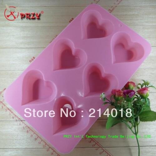 Cake mold 6 hole Silicone Paper cups Cake Manufacture Mold cupcakes (si082)