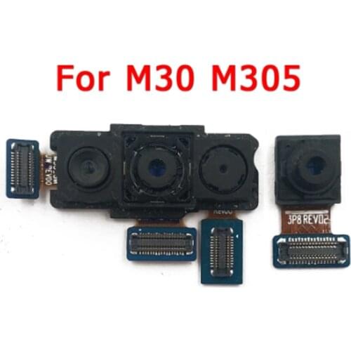 Rear Back Big Main Camera For Samsung Galaxy M30 M305F Front Facing Small Module Flex Cable