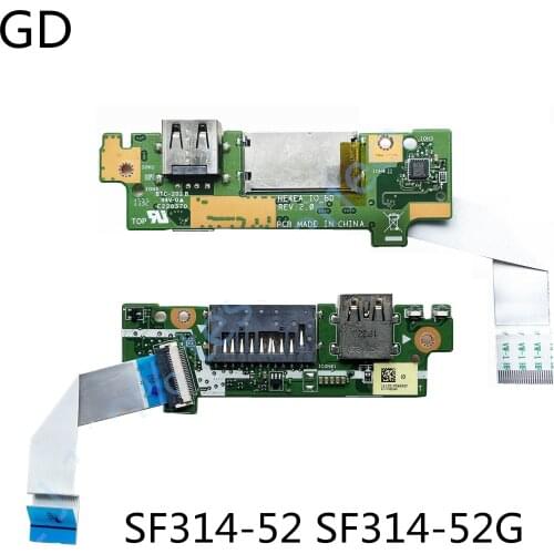 GD Original High Quality For Acer Swift SF314-52 SF314-52G Touchpad Speaker SD Card Circuit IO Board HE4EA_IO_BD With Cable