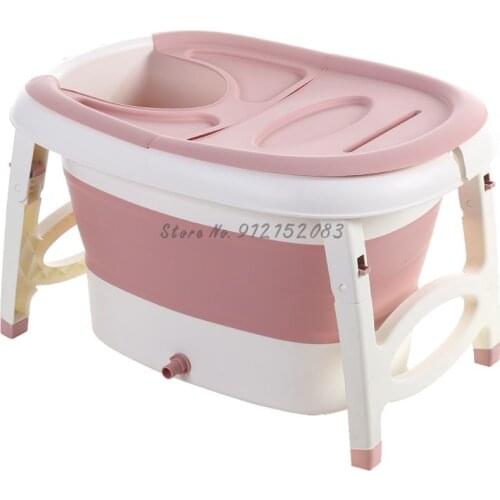 Foldable Bath Tub Baby Bath Tub Large Foldable Bath Tub Household Childrens Swimming Tub Large Thickened