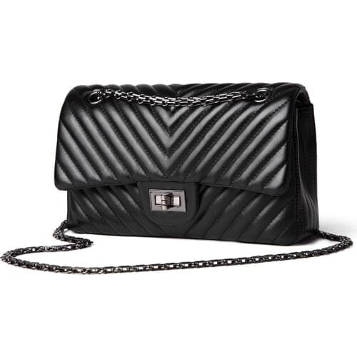 Sac a Main Women Leather Handbags Fashion Casual Chain Shoulder Messenger Bag Famous Classic Purses Brand Designer Crossbody Bag