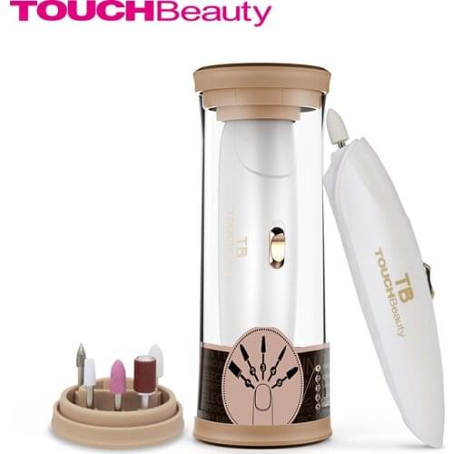 TOUCHBeauty Nail Treatment Manicure Pedicure With LED Light Strong Motor 5 In 1 Nail Care Kits TB-1333