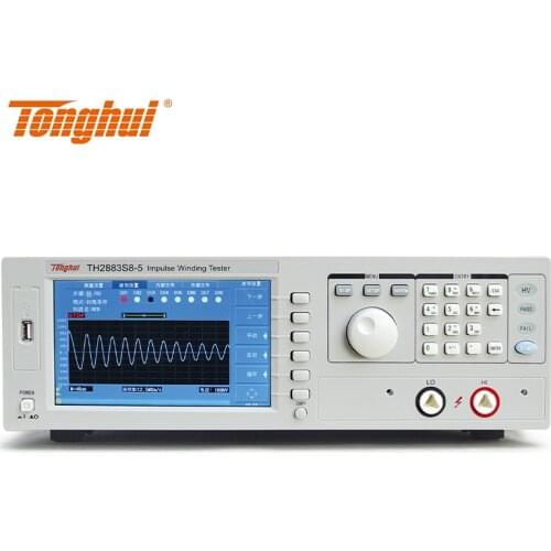 Output voltage of TH2883S8-5/TH2883S4-5 100V-5000V 8 channels impulse winding test instrument