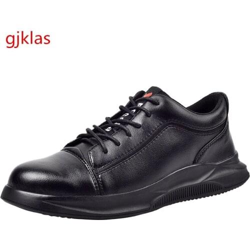 Safety Shoes Work Men Steel Toe Anti Puncture Sparkproof Splash Proof Working Sneakers Breathable Waterproof Safety Boots Male